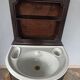 Washbasin cabinet Italy 19th century ceramic Ginori Tuscany Napoleon III