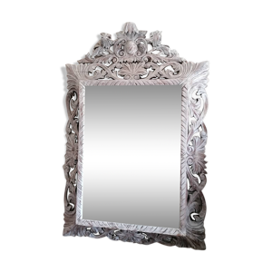 Miroir bois sculpté