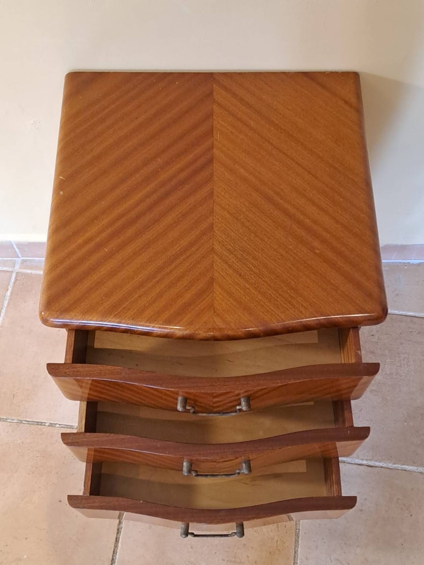 Scandinavian bedside table in mahogany, Norway 1960s