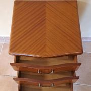 Scandinavian bedside table in mahogany, Norway 1960s