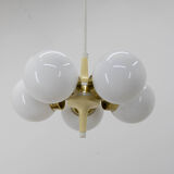 Chandelier Sputnik by Elektroinstala Decin, 1970s