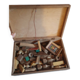 French architecture wooden construction game