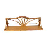 Rattan shelf