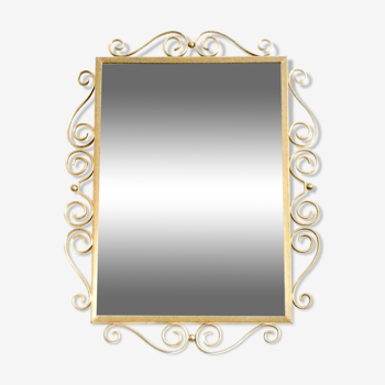 Miroir doré 78 x 64 cm, 50s