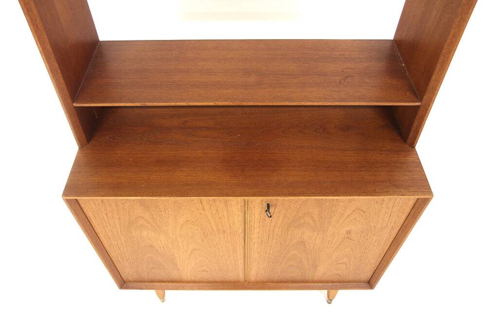 Scandinavian teak bookcase, Sweden, 1960