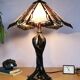 Tiffany style lamp, stained glass, art nouveau