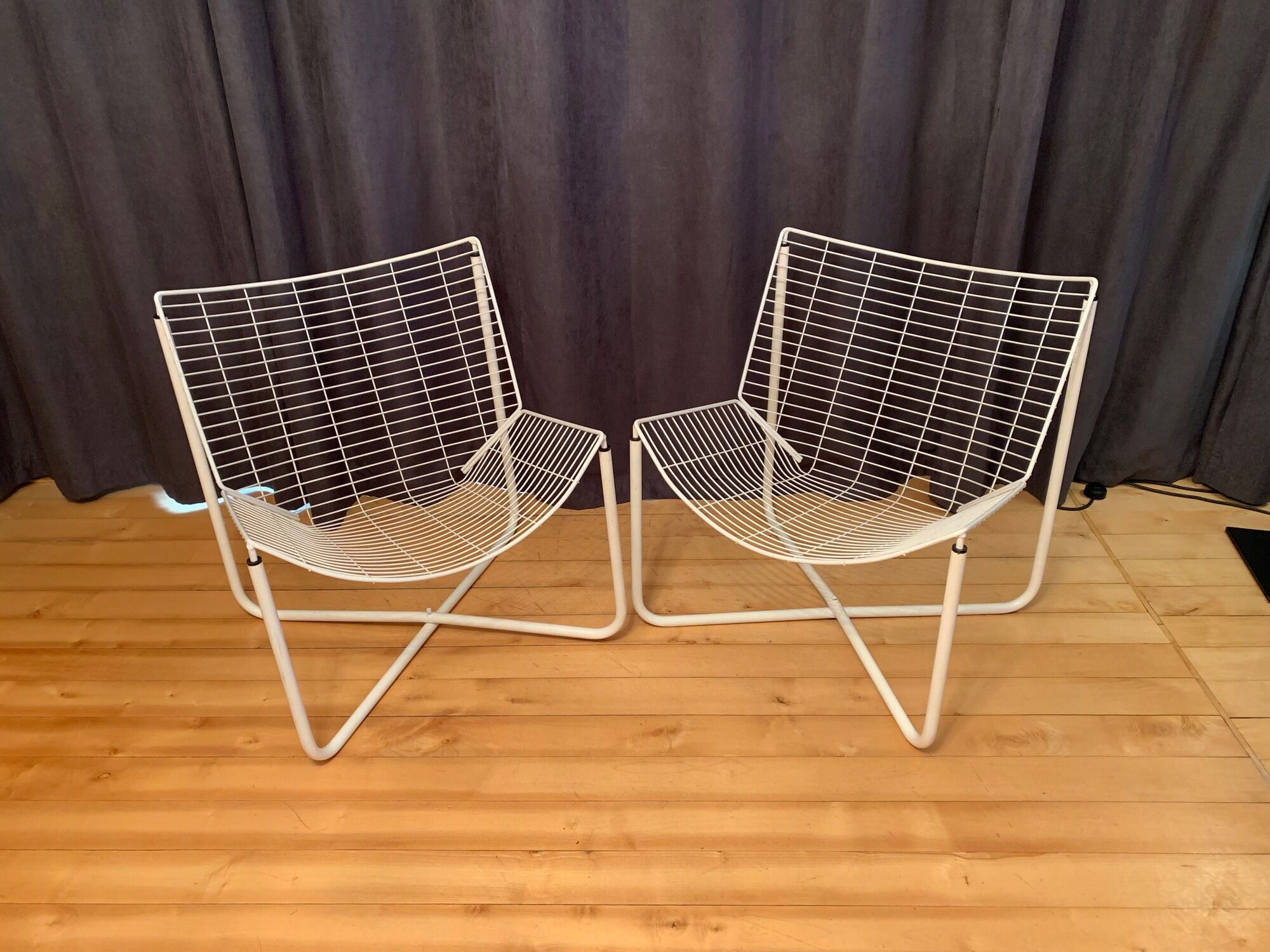 Pair of Järpen armchairs by Niels Gammelgaard, Ikea, 1980s