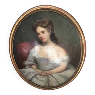 Portrait of young woman