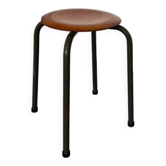 Vintage Industrial Stool Side Table from Marko, 1950s