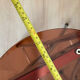 2 folding chairs Space Age plexiglass/steel round back/seat 1980s