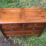 Louis XVI cherry-style chest of drawers