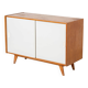 1 of 2 Jiri Jiroutek sideboard with sliding door, Czechoslovakia, 1960s