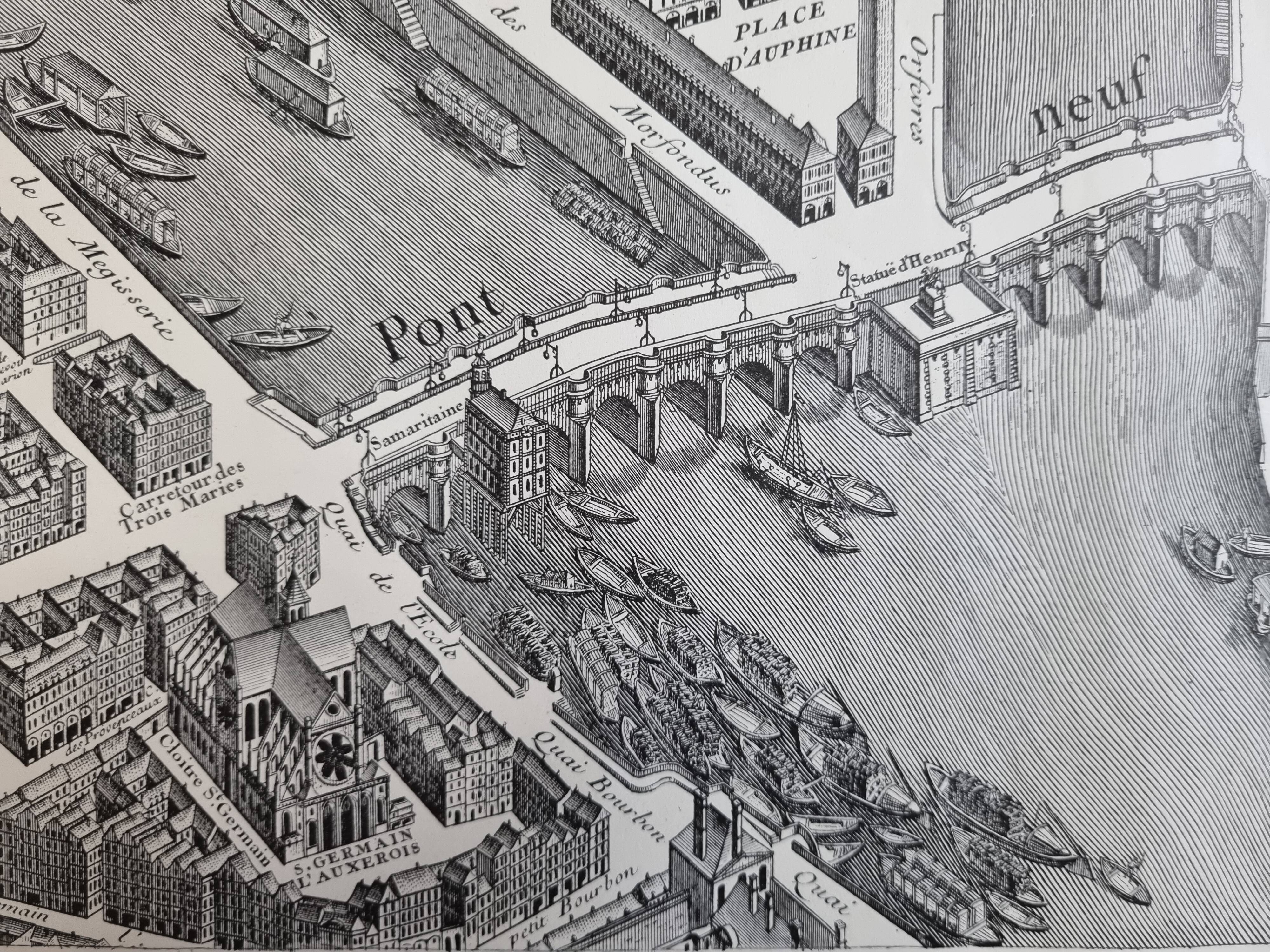 Plan of Paris in the eighteenth century in 20 plates after Turgot, 1900