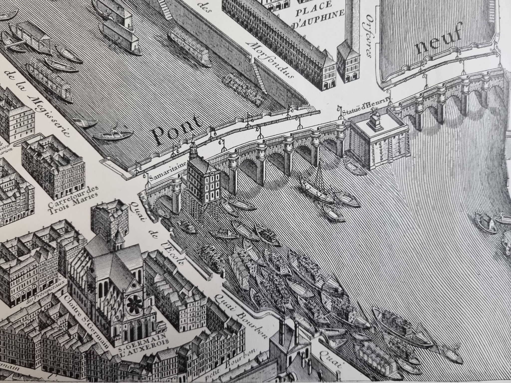 Plan of Paris in the eighteenth century in 20 plates after Turgot, 1900
