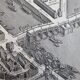 Plan of Paris in the eighteenth century in 20 plates after Turgot, 1900