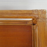 Old shelf in bamboo and rattan 70s