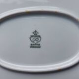 Oval serving dish in Bavarian porcelain