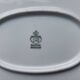 Plat de service ovale en porcelaine de Bavière