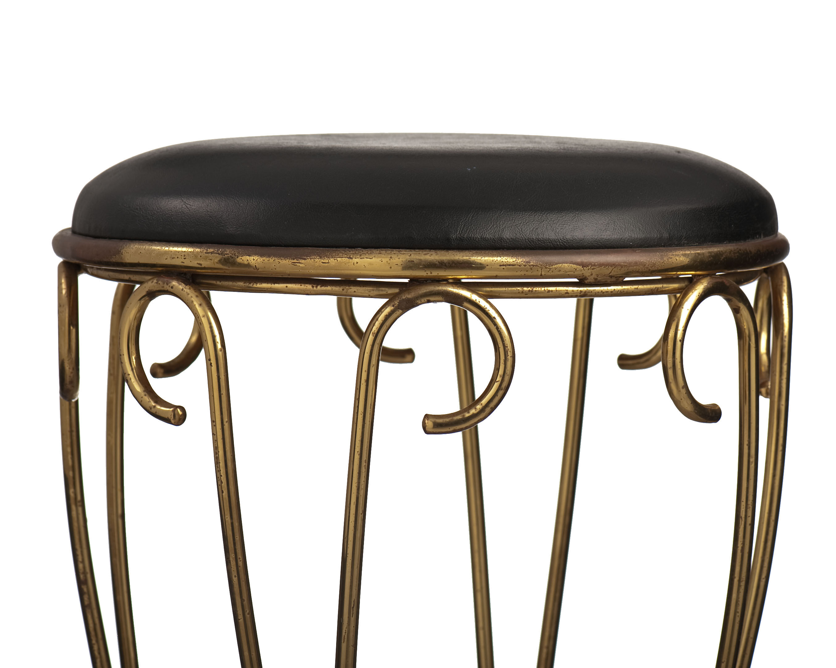 1960/70 vintage brass stool