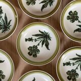 Assiettes creuses en grès Herbier Gien