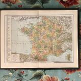 Carte de France vintage