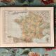 Carte de France vintage