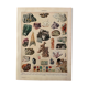 Lithography engraving on minerals and mines from 1928