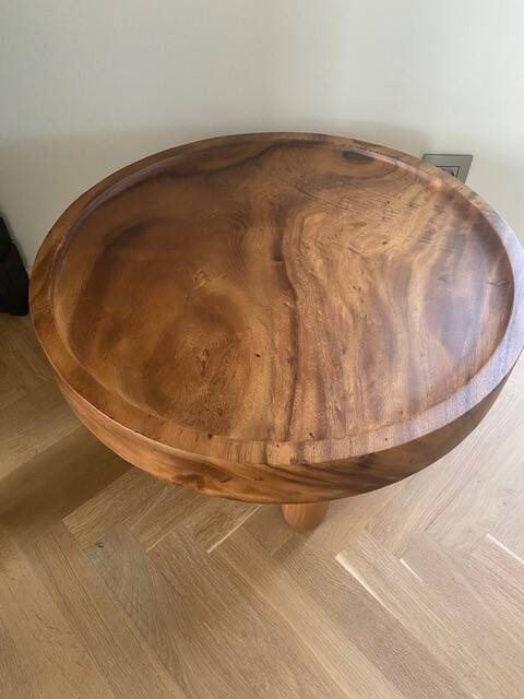 Suar wood side table