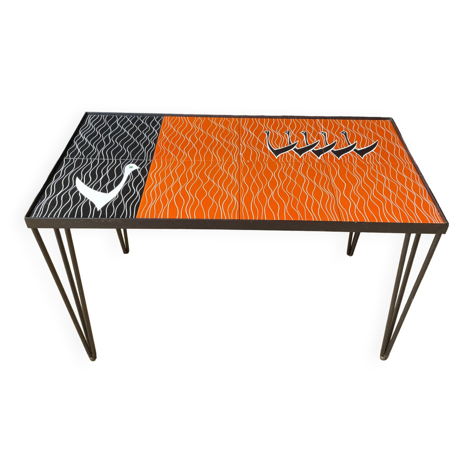 Ceramic tile coffee table