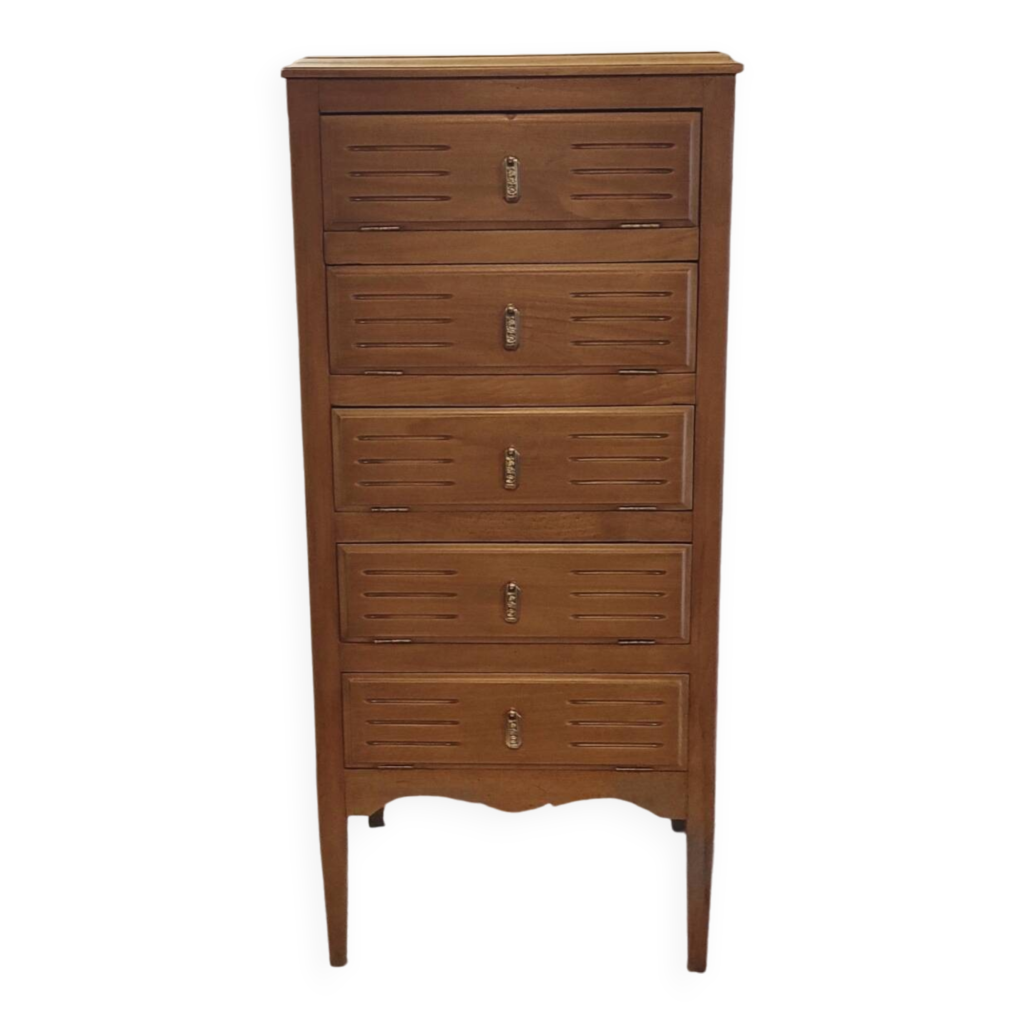 Art Deco style solid wood storage unit - mid 20th century