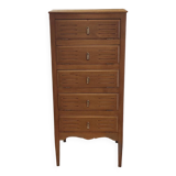 Art Deco style solid wood storage unit - mid 20th century