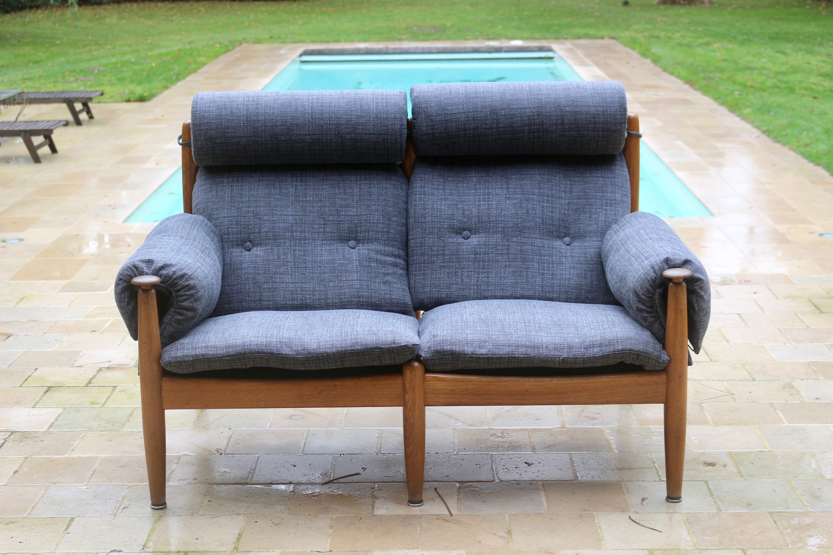 2-seater sofa year 1960 by Eric Merthen for Ire Møbler, Sweden 196
