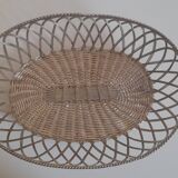 Braided metal basket