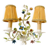 Metal wall light, 2 lights, 1950s