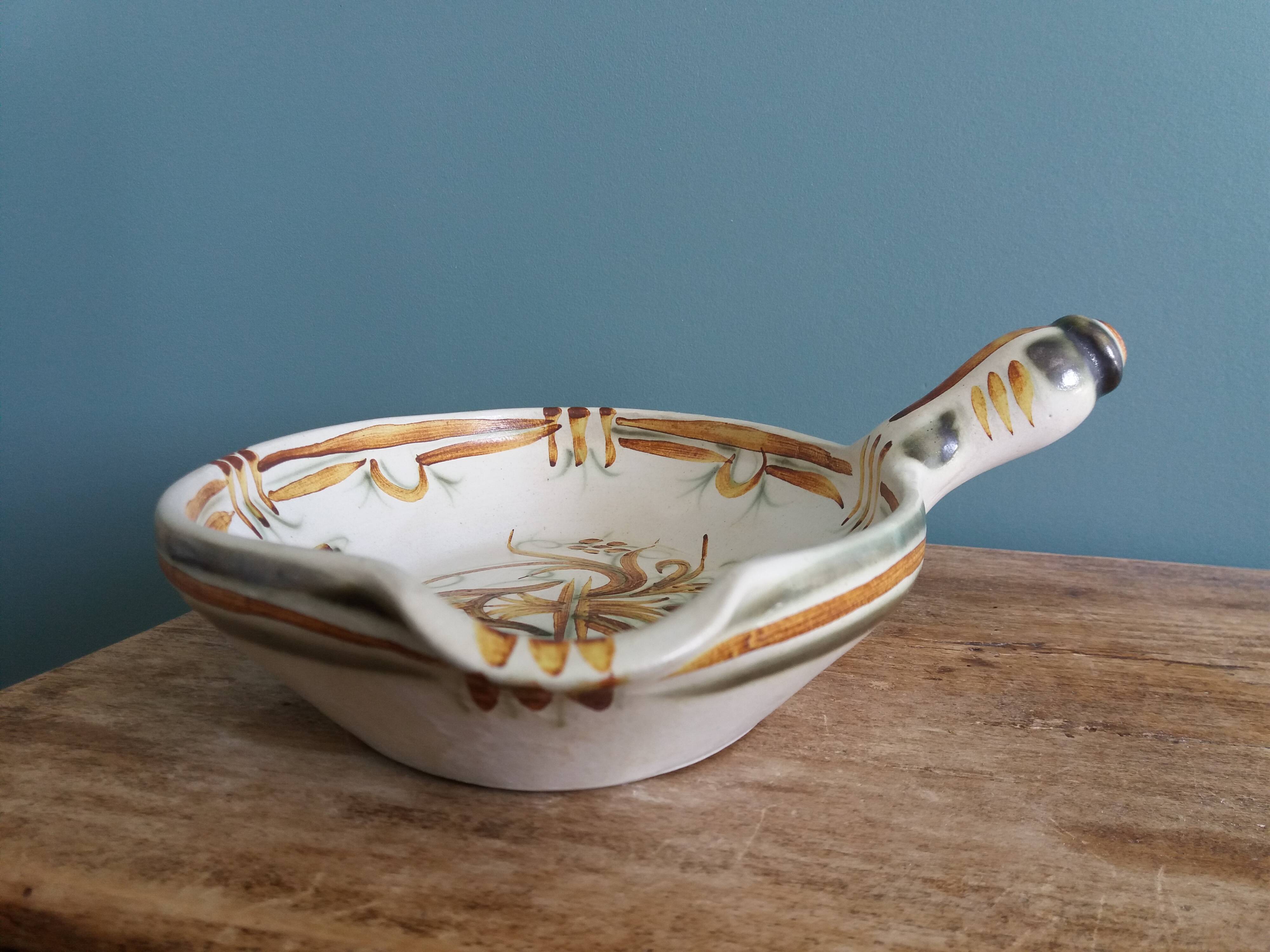 Keraluc Quimper sauce pan by Michel Furic