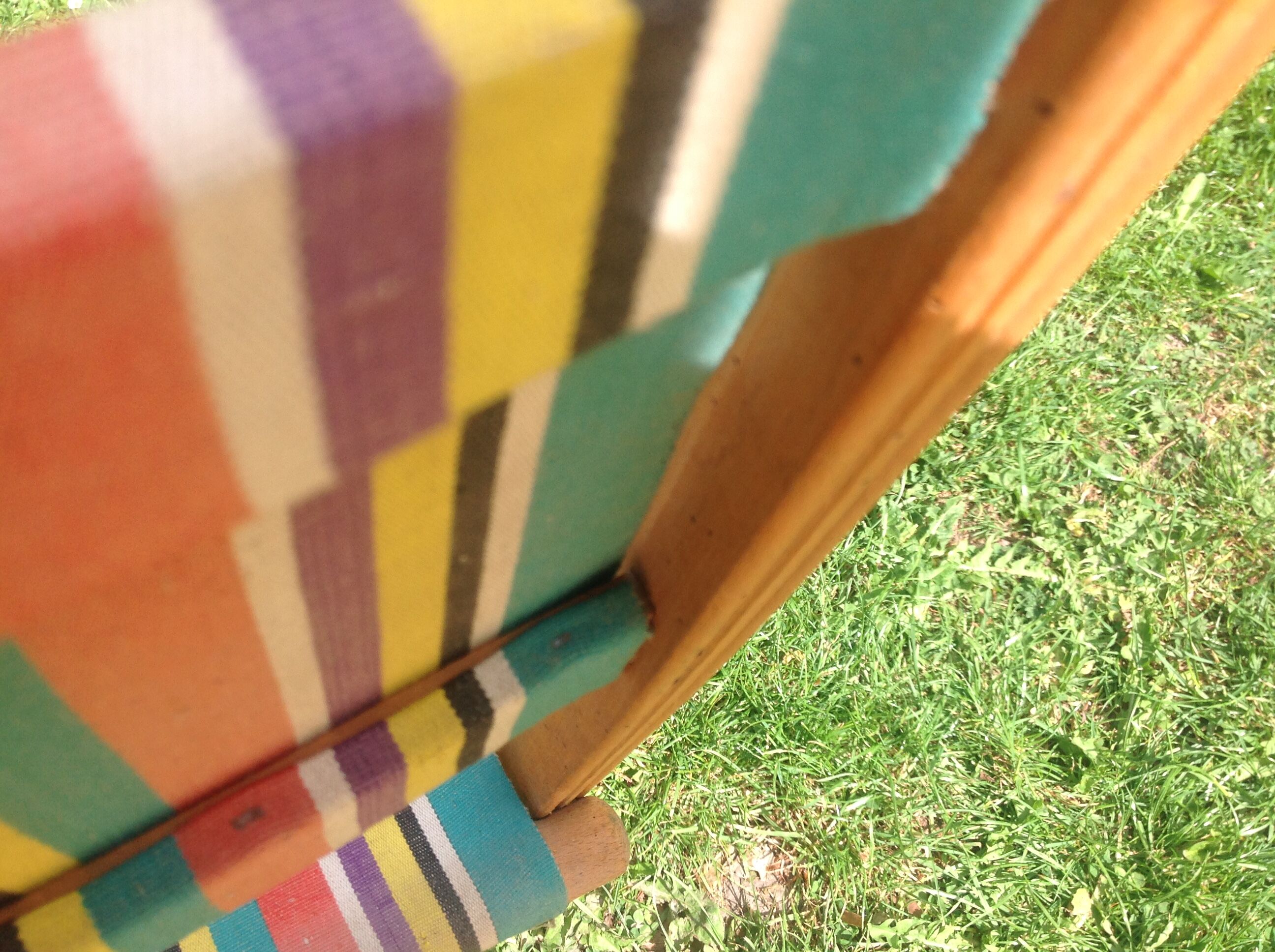 Duo of folding chairs