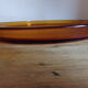 Smoked glass round tray