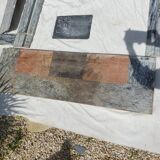 Napoleon III marble fireplace with modillions