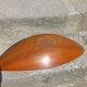 Scandinavian teak fruit bowl stamped from the 1950s.