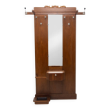 Porte-manteau et porte-chapeau Art Nouveau, vers 1910, Autriche-Hongrie