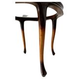 Art Deco Curved Wood Coffee table