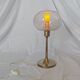 Sciolari style brass and glass lamp, 1970