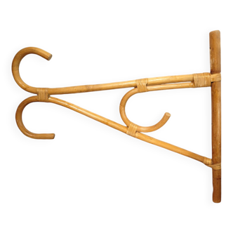 Rattan gallows or coat rack