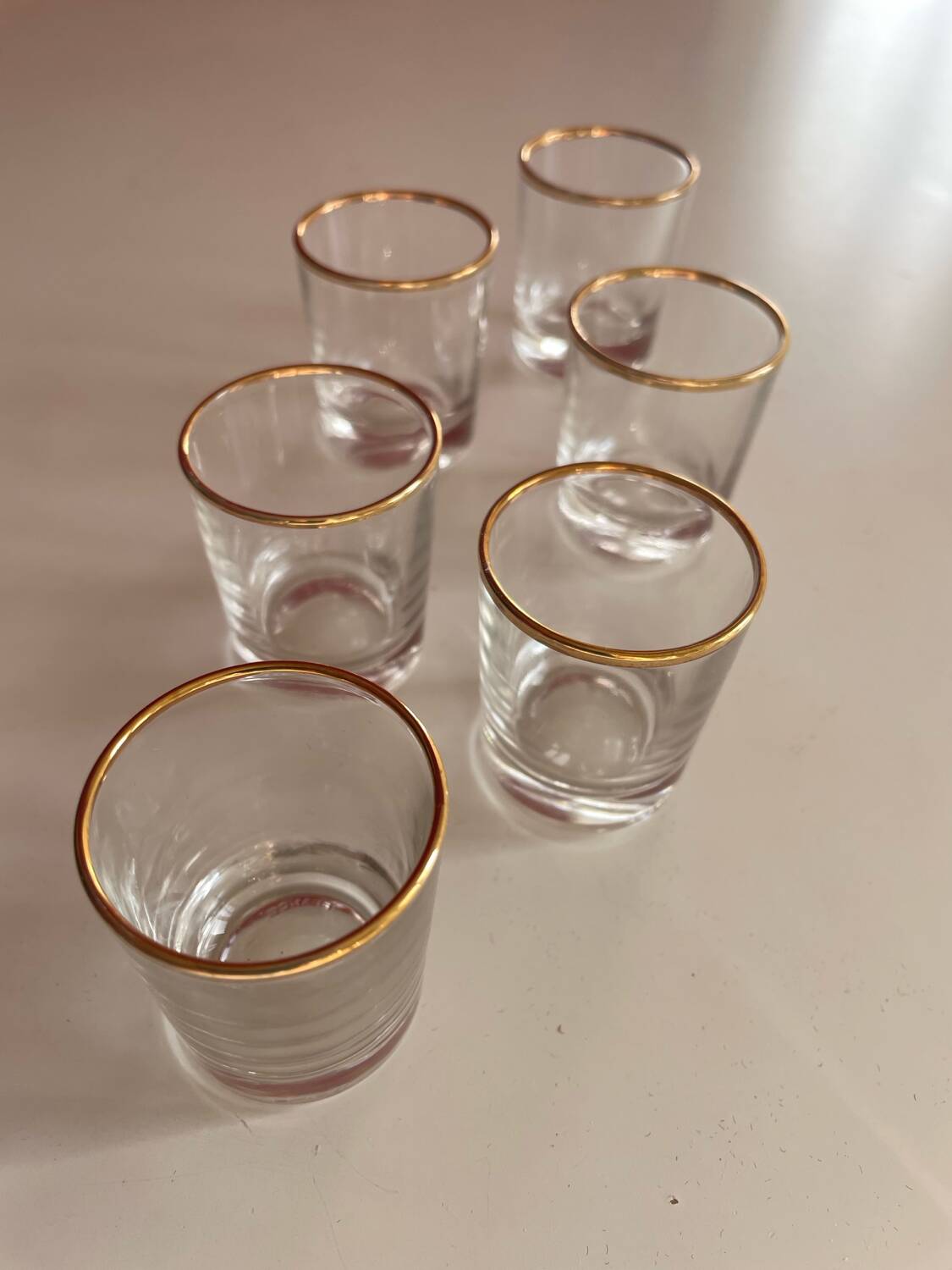 Set of 6 shot glasses