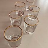 Ensemble de 6 verres à liqueur