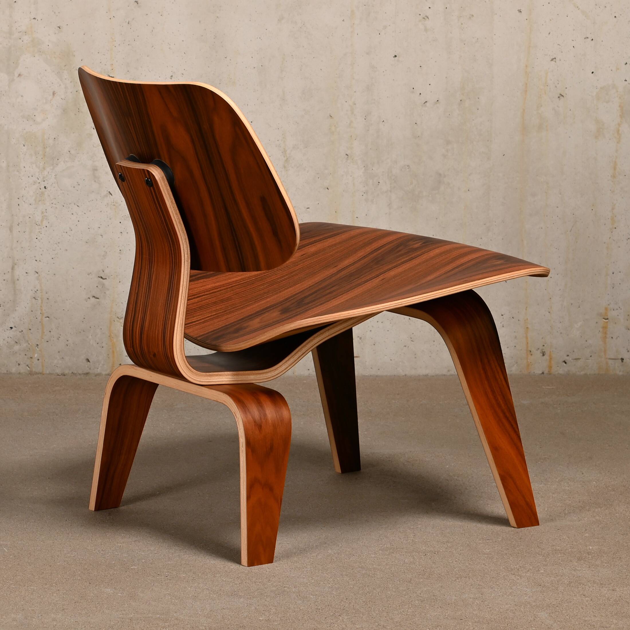 Charles & Ray Eames LCW Santos Palisander Lounge Chair for Herman Miller