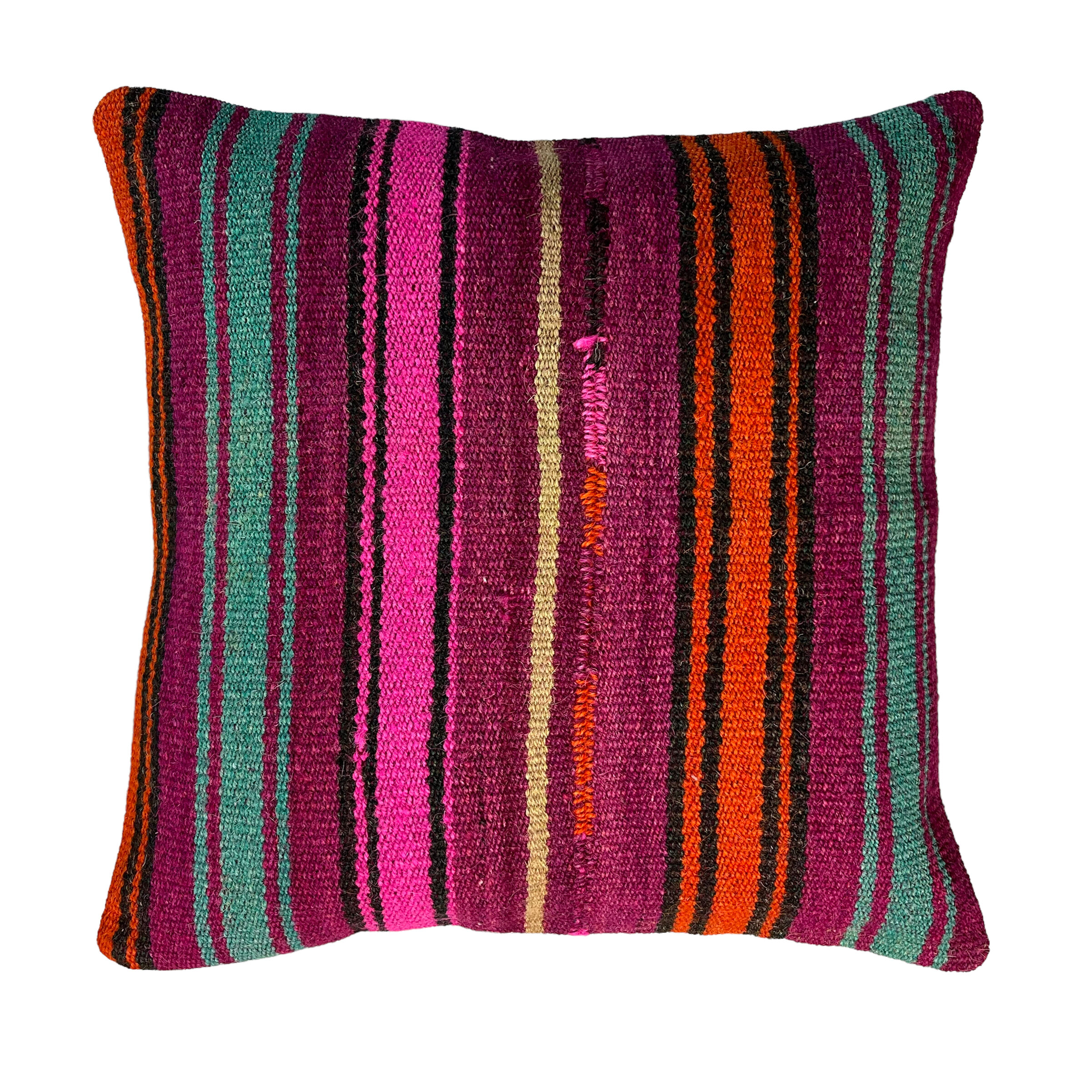 Housse de coussin kilim turc vintage 40 x 40 cm