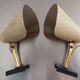 Pair of perforated metal horn wall lights