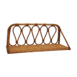 Rattan shelf