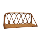 Rattan shelf
